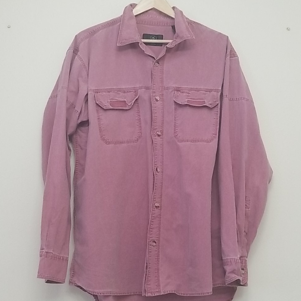 Redhead Cotton Buttondown Long Sleeve Shirt XL